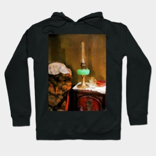 Victorian - Still Life With Hurricane Lamp Hoodie